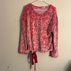 Women's Bearpaw Pullover Size 3X Red